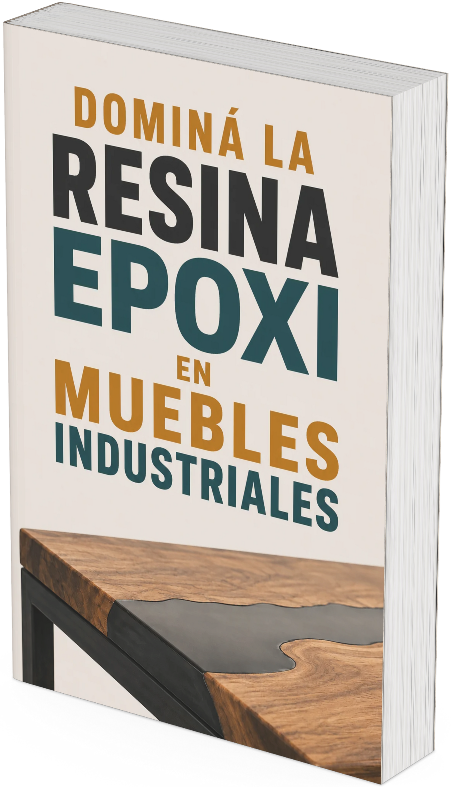 DOMINÁ LA RESINA EPOXI EN MUEBLES INDUSTRIALES